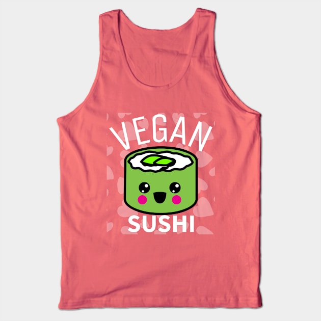 Vegan Sushi Tank Top by TJWDraws